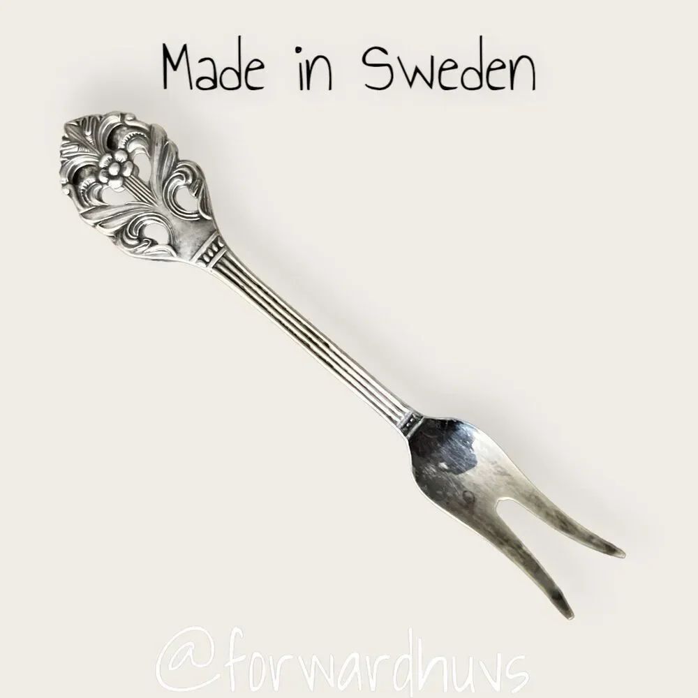 Bundle Sale 3 for $15 | Vintage Mini 2 Prong Fork | EPNS | Sweden Made